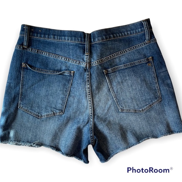 MADEWELL High Rise Denim Shorts Cutoff F7019 - Picture 2 of 8